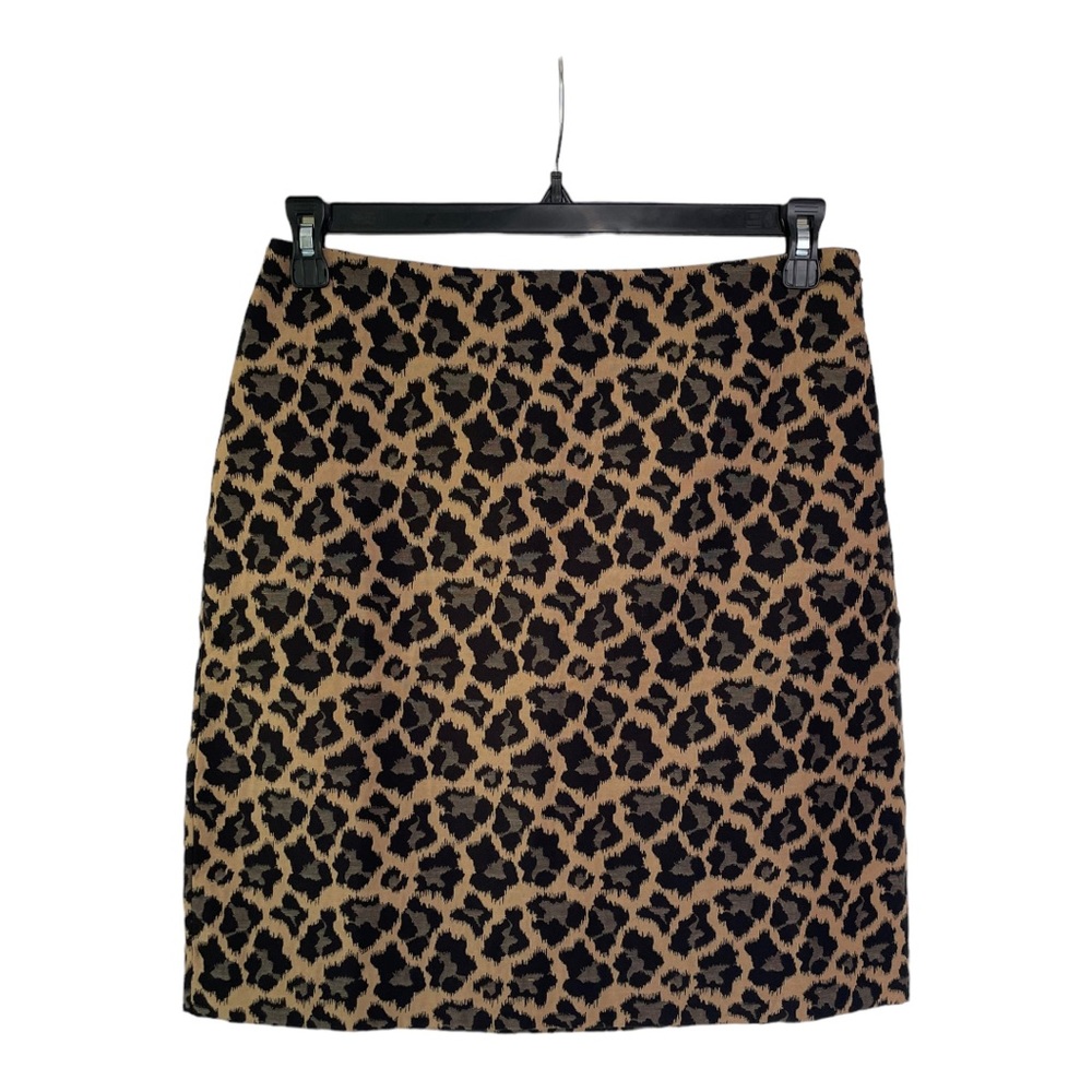 NWT Talbots leopard print skirt